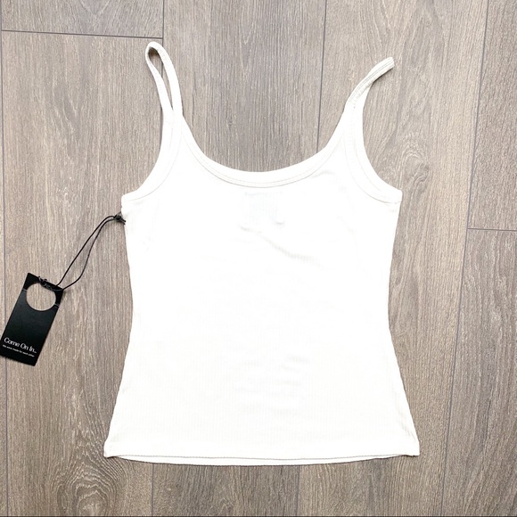 Revolve Privacy Please Aster Tank Top Ivory Size M NWT - Picture 8 of 11